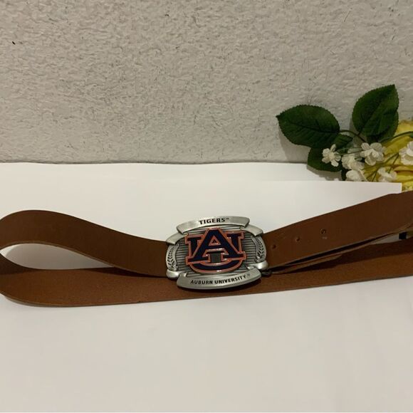 Men's AUBURN FOOTBALL Official License Collegiate Buckle with belt XL - Picture 1 of 12